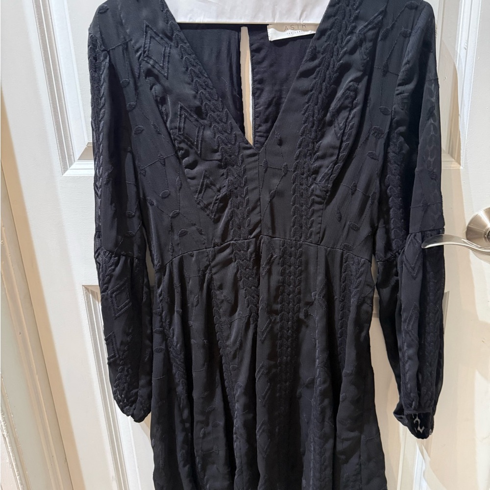Astr Black Long Sleeve Dress - NWOT